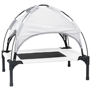 vidaXL Κρεβάτι Σκύλου Ασημί γκρι s Ατσάλι