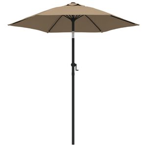 vidaXL &Omicron;&mu;&pi;&rho;έ&lambda;&alpha; &Chi;&rho;ώ&mu;&alpha; Taupe 200 x 224 &epsilon;&kappa;. &Alpha;&lambda;&omicron;&upsilon;&mu;&iota;&nu;ί&omicron;&upsilon;