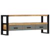 vidaXL Έπιπλο Τηλεόρασης 130 x 30 x 50 εκ. από Μασίφ Ξύλο Μάνγκο