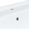 vidaXL Νιπτήρας Μπάνιου Ορθογώνιος Λευκός 61 x 48 x 19,5 εκ. Κεραμικός