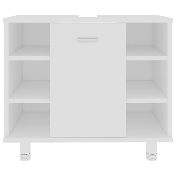 vidaXL Ντουλάπι Νιπτήρα Λευκό 60 x 32 x 53,5 εκ. Επεξ. Ξύλο
