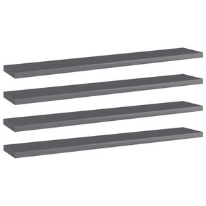 vidaXL &Rho;ά&phi;&iota;&alpha; &Beta;&iota;&beta;&lambda;&iota;&omicron;&theta;ή&kappa;&eta;&sigmaf; 4 &tau;&epsilon;&mu;. &Gamma;&upsilon;&alpha;&lambda;. &Gamma;&kappa;&rho;&iota; 60x10x1,5 &epsilon;&kappa;. &Mu;&omicron;&rho;&iota;&omicron;&sigma;&alpha;&nu;ί&delta;&alpha;