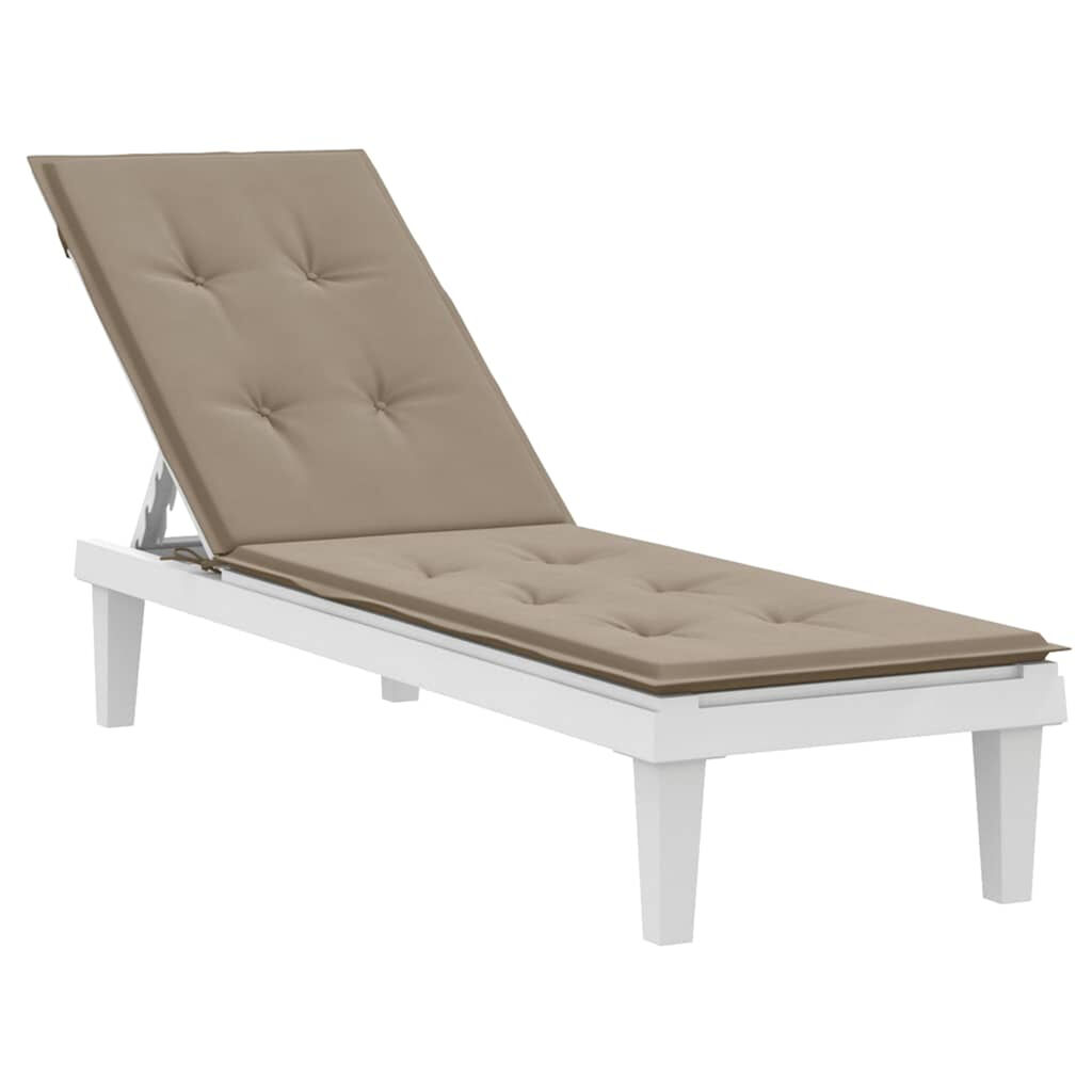 vidaXL Μαξιλάρι Σεζλόνγκ Taupe (75+105) x 50 x 4 εκ.