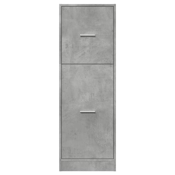 vidaXL Συρταριέρα Γενικής Χρήσης Γκρι Σκυρ.40x41x118 εκ. Επεξ. Ξύλο