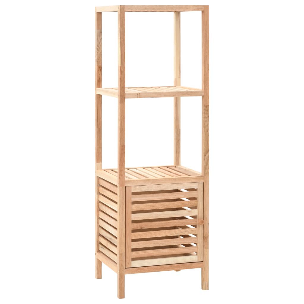 vidaXL Ραφιέρα Μπάνιου 39,5x35,5x123 εκ. από Μασίφ Ξύλο Καρυδιάς