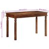 vidaXL Τραπεζαρία 120x60x77 cm Μασίφ Ξύλο Ακακία