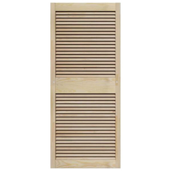 vidaXL Πόρτες Ντουλάπας με πόρτα 4 pcs Καφέ 140.5 x 59.5 x 2.1 εκ