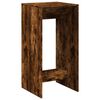 vidaXL Τραπέζι Μπαρ Καπνιστή Δρυς 51x50x103,5 εκ. Επεξ. Ξύλο