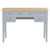 vidaXL Γραφείο Γκρι 109,5 x 45 x 77,5 εκ. Ξύλινο