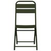 vidaXL Πτυσσόμενη Καρέκλα Κήπου 2 pcs Πράσινο 55 x 56.5 x 91εκ Ατσάλι