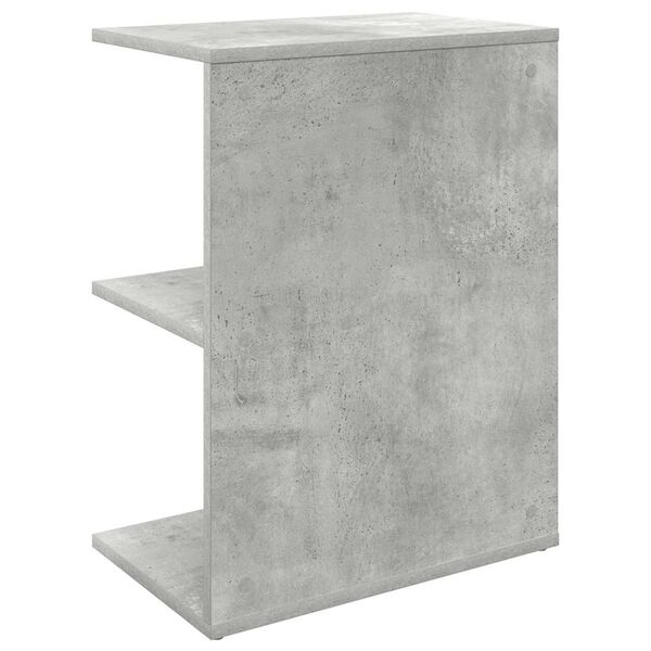 vidaXL Κομοδίνο Γκρι Σκυρ. 46,5x29x61 εκ. από Επεξεργασμένο Ξύλο