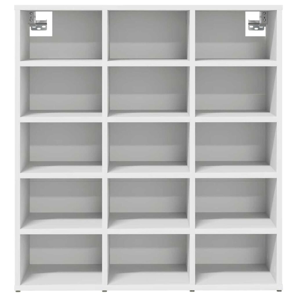 vidaXL Ντουλάπα Παπουτσιών με ράφι Λευκό 77.5 x 30 x 83.5 εκ.