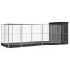 vidaXL &Kappa;&lambda;&omicron;&upsilon;&beta;ί &mu;&epsilon; &Epsilon;&pi;έ&kappa;&tau;&alpha;&sigma;&eta; &Alpha;&sigma;&eta;&mu;έ&nu;&iota;&omicron; 623x203x216 &epsilon;&kappa;. &Alpha;&tau;&sigma;ά&lambda;&iota;&nu;&omicron;