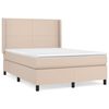 vidaXL &Kappa;&rho;&epsilon;&beta;ά&tau;&iota; Boxspring &mu;&epsilon; &Sigma;&tau;&rho;ώ&mu;&alpha; &Kappa;&alpha;&pi;&omicron;&upsilon;&tau;&sigma;ί&nu;&omicron; 140x200&epsilon;&kappa;.&alpha;&pi;ό &Sigma;&upsilon;&nu;&theta;.&Delta;έ&rho;&mu;&alpha;