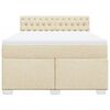 vidaXL &Kappa;&rho;&epsilon;&beta;ά&tau;&iota; Boxspring &mu;&epsilon; &Sigma;&tau;&rho;ώ&mu;&alpha; &Kappa;&rho;&epsilon;&mu; 140x190 &epsilon;&kappa;. &Upsilon;&phi;&alpha;&sigma;&mu;ά&tau;&iota;&nu;&omicron;