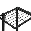 vidaXL Βάση Λουλουδιών Μαύρη 94,5 x 25 x 89 εκ. Σιδερένια