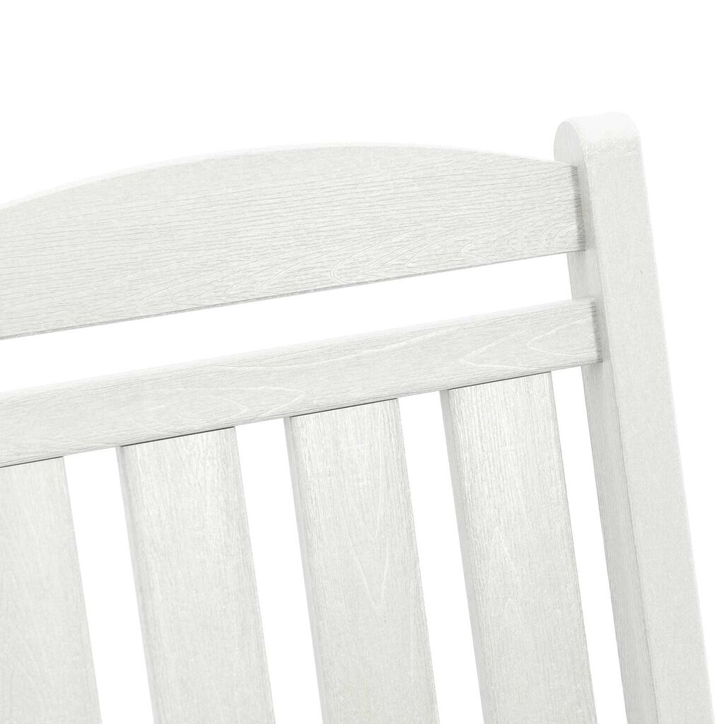 vidaXL Κουνιστή Καρέκλα Κήπου 3 pcs Λευκό 38 x 38 x 46cm Πλαστικό