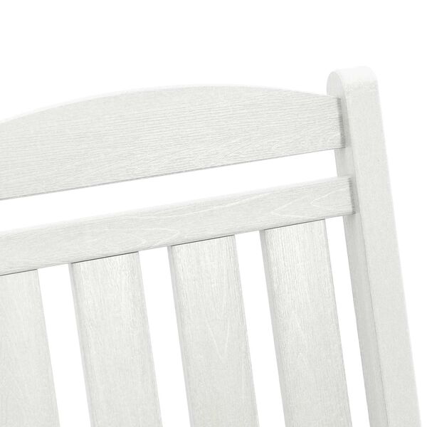 vidaXL Κουνιστή Καρέκλα Κήπου 3 pcs Λευκό 38 x 38 x 46cm Πλαστικό