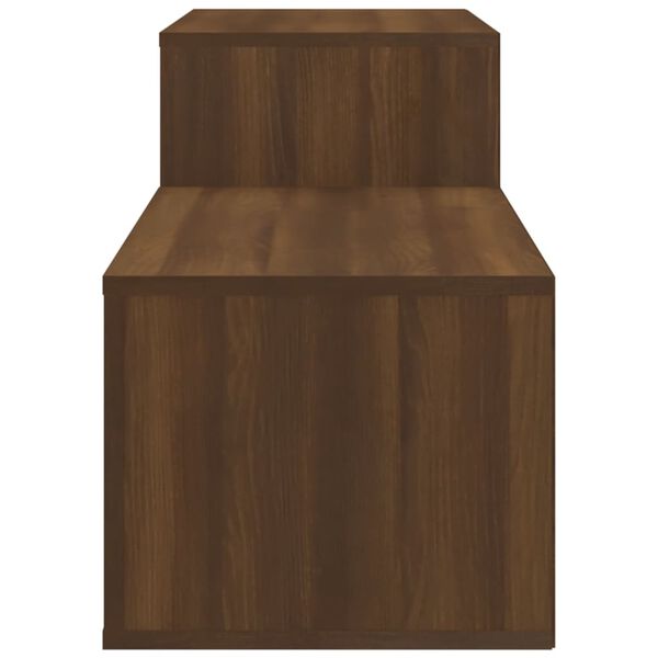 vidaXL Παπουτσοθήκη Καφέ Δρυς 150x35x45 εκ. από Επεξεργασμένο Ξύλο