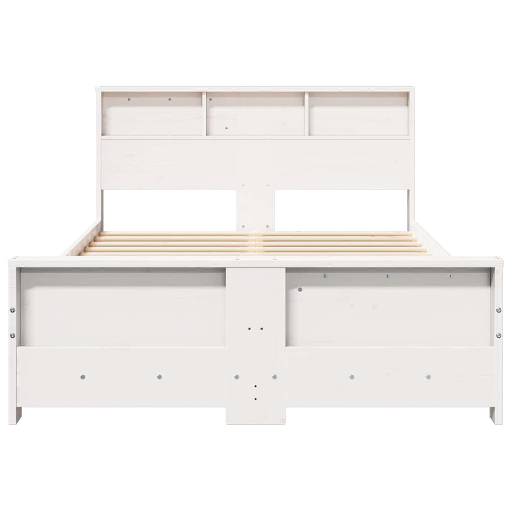 vidaXL Σκελετός Κρεβατιού Καφέ 180 x 200 cm Μασίφ ξύλο πεύκου