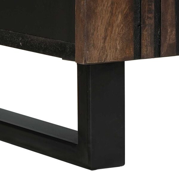 vidaXL Πλευρικό Ντουλάπι 60 x 33.5 x 75 εκ. από Στερεό Ξύλο Μάνγκο