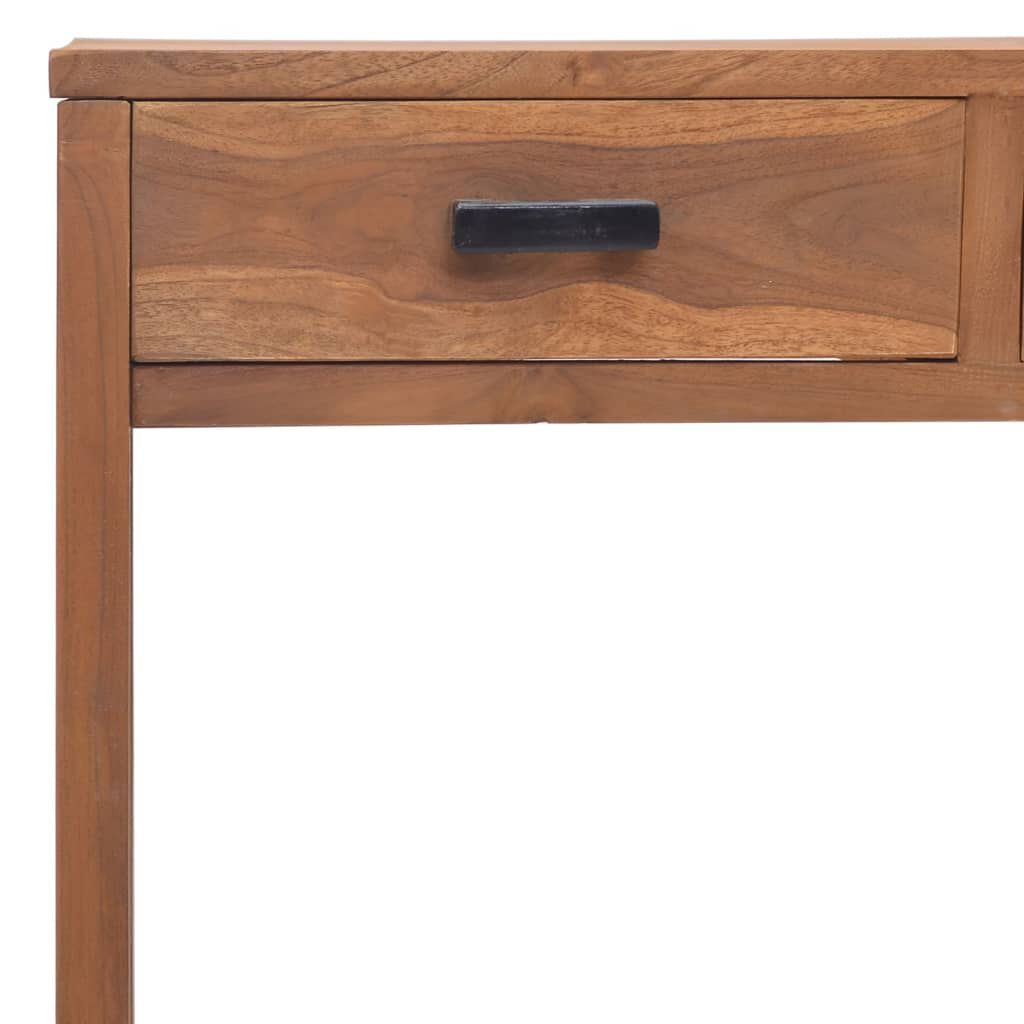 vidaXL Γραφείο 110x40x75 εκ. από Μασίφ Ξύλο Teak