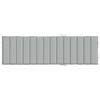 vidaXL Μαξιλάρι Ξαπλώστρας Ανοιχτό Γκρι 200x50x4 εκ. Ύφασμα