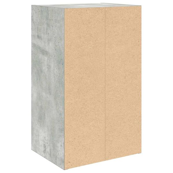 vidaXL Βιβλιοθήκη Γκρι Σκυροδέματος 31x24x52 εκ. Επεξεργ. Ξύλο