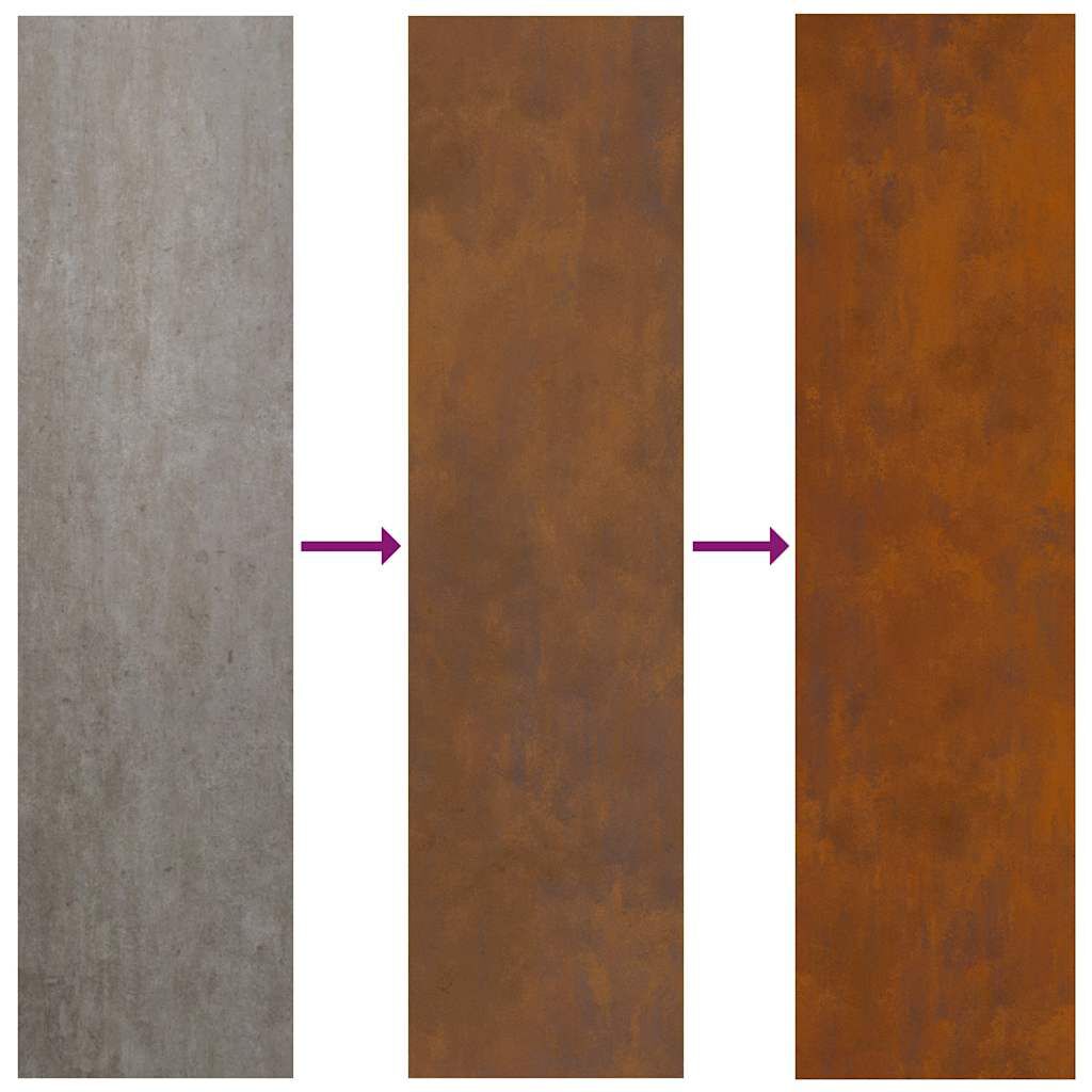 Ράφι για καυσόξυλα vidaXL 40x30x80 cm Ατσάλι σκληρυθέν στον αέρα