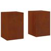 vidaXL &Beta;ά&sigma;&eta; &phi;&upsilon;&tau;ώ&nu; 2 &tau;&epsilon;&mu;. &Sigma;&kappa; rusty 24 x 24 x 35 &epsilon;&kappa;.