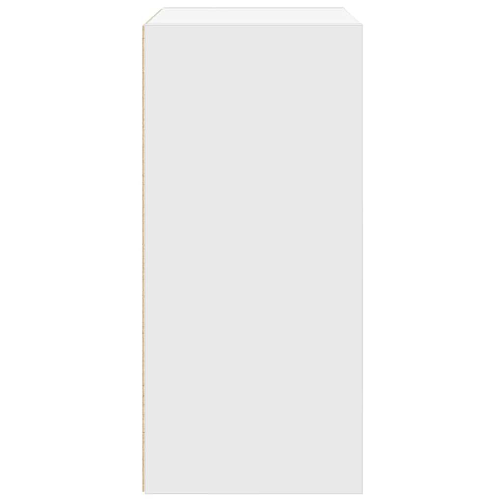 vidaXL Βιβλιοθήκη Λευκή 31x24x52 εκ. από Επεξεργασμένο Ξύλο