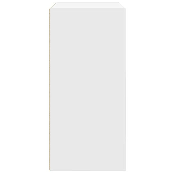 vidaXL Βιβλιοθήκη Λευκή 31x24x52 εκ. από Επεξεργασμένο Ξύλο