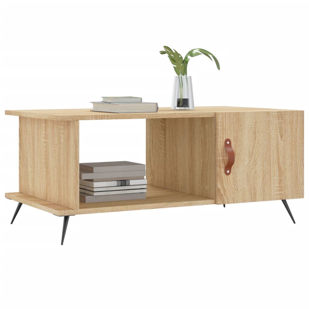 vidaXL Τραπεζάκι Σαλονιού Sonoma Δρυς 90x50x40 εκ. Επεξεργασμένο Ξύλο