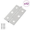 vidaXL Ά&xi;&omicron;&nu;&alpha;&sigmaf; &Mu;&omicron;&nu;ό&chi;&rho;&omega;&mu;&omicron; 12 pcs &Alpha;&sigma;&eta;&mu;ί 58 x 35 x 1 mm &Alpha;&tau;&sigma;ά&lambda;&iota;