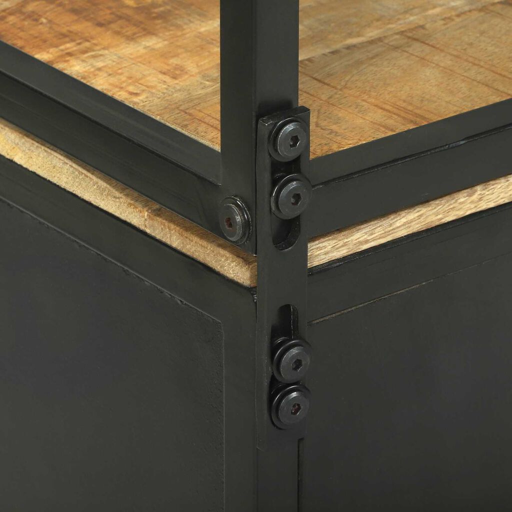 vidaXL Υψηλός Πίνακας 70x35x180 εκ. Στερεό Ξύλο Μάνγκο
