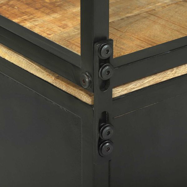 vidaXL Υψηλός Πίνακας 70x35x180 εκ. Στερεό Ξύλο Μάνγκο
