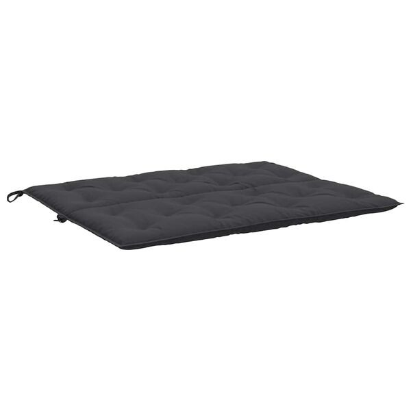 vidaXL Μαξιλάρι Πάγκου Κήπου Μαύρο 120x(50+50)x7 εκ. Ύφασμα Oxford