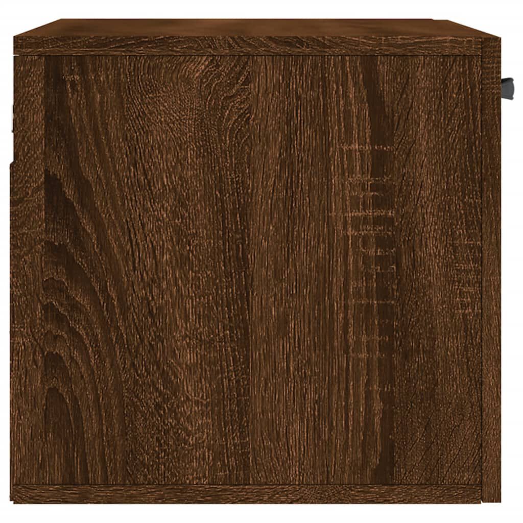 vidaXL Ντουλάπι Τοίχου Καφέ Δρυς 60x36,5x35 εκ. Επεξεργασμένο Ξύλο