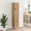 vidaXL Highboard Artisan Oak 34,5 x 34 x 180 &epsilon;&kappa;. &Epsilon;&pi;&epsilon;&xi;&epsilon;&rho;&gamma;&alpha;&sigma;&mu;έ&nu;&omicron; &xi;ύ&lambda;&omicron;