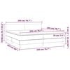 vidaXL &Kappa;&rho;&epsilon;&beta;ά&tau;&iota; Boxspring &mu;&epsilon; &Sigma;&tau;&rho;ώ&mu;&alpha; Taupe 200x200 &epsilon;&kappa;. &Upsilon;&phi;&alpha;&sigma;&mu;ά&tau;&iota;&nu;&omicron;