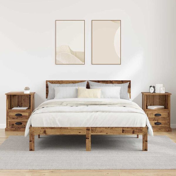 vidaXL &Kappa;&omicron;&mu;&omicron;&delta;ί&nu;&omicron; 2 pcs &Pi;&alpha;&lambda;&iota;ό &xi;ύ&lambda;&omicron; 36 x 43 x 60 &epsilon;&kappa; &Epsilon;&pi;&epsilon;&xi;&epsilon;&rho;&gamma;&alpha;&sigma;&mu;έ&nu;&omicron; &xi;ύ&lambda;&omicron;