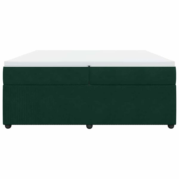 vidaXL &Kappa;&rho;&epsilon;&beta;ά&tau;&iota; Boxspring &mu;&epsilon; &Sigma;&tau;&rho;ώ&mu;&alpha; &Sigma;&kappa;&omicron;ύ&rho;&omicron; &Pi;&rho;ά&sigma;&iota;&nu;&omicron; 200x200&epsilon;&kappa;. &Beta;&epsilon;&lambda;&omicron;ύ&delta;&iota;&nu;&omicron;