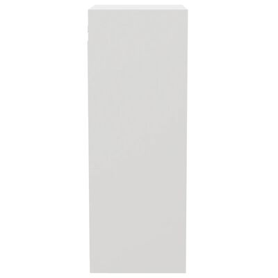 vidaXL Ντουλάπι Τοίχου άσπρο 34,5x32,5x90 εκ. Επεξεργασμένο Ξύλο