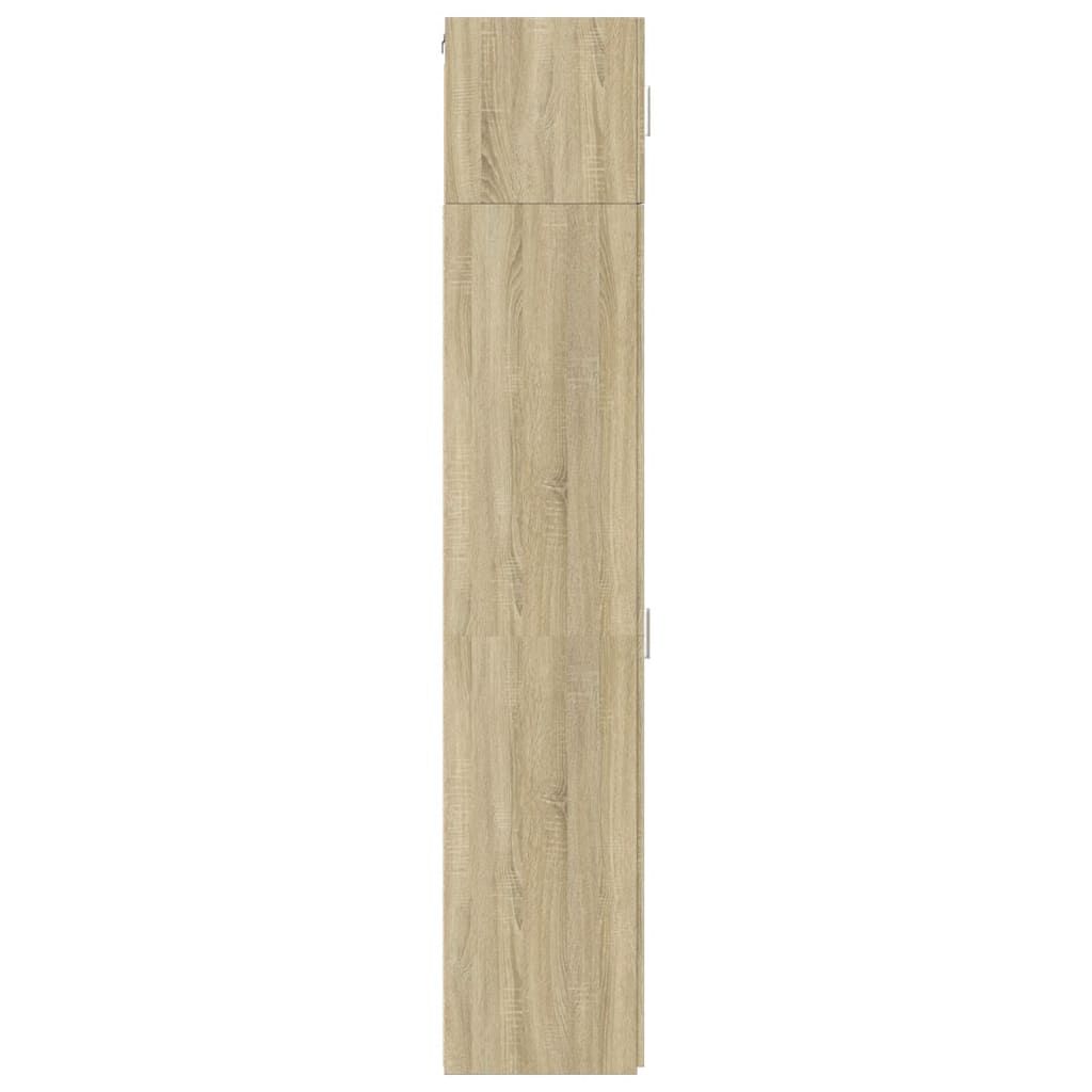 vidaXL Ντουλάπι Αποθήκευσης Στενό Δρυς 40x42,5x225 εκ. Επεξεργ. Ξύλο