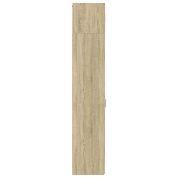 vidaXL Ντουλάπι Αποθήκευσης Στενό Δρυς 40x42,5x225 εκ. Επεξεργ. Ξύλο