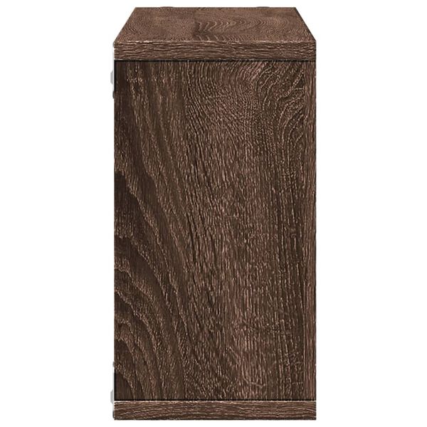 vidaXL Ντουλάπι Τοίχου Καφέ Δρυς 100x16x30 εκ. από Επεξεργασμένο Ξύλο