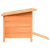 vidaXL Σπιτάκι Γάτας 50x46x43,5 εκ. από Μασίφ Ξύλο Πεύκου και Ελάτης