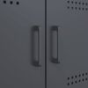 vidaXL Έπιπλο Τηλεόρασης Ανθρακί 68x39x50,5 εκ. από Χάλυβα