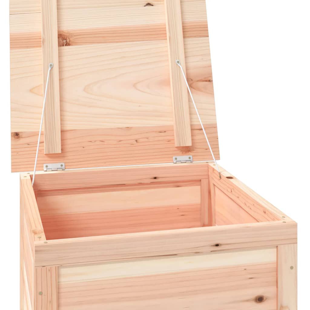 vidaXL Κουτί Μαξιλαριών Εξ. Χώρου 50x50x56 εκ. από Μασίφ Ξύλο Ελάτης