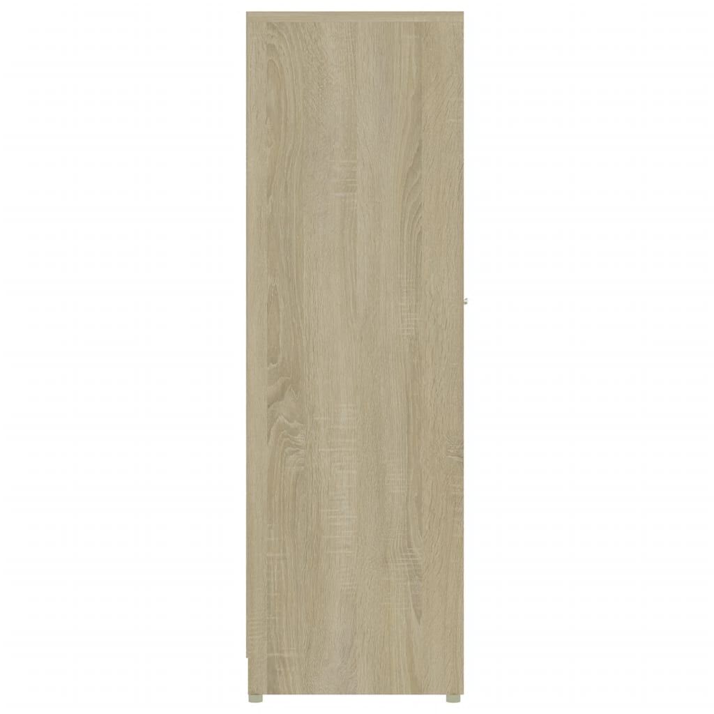 vidaXL Στήλη Μπάνιου Sonoma Δρυς 30 x 30 x 95 εκ. Επεξεργασμένο Ξύλο